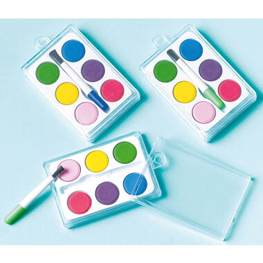 12 Paint Sets Plastic 4.7 x 3.7 x 1.2 cm