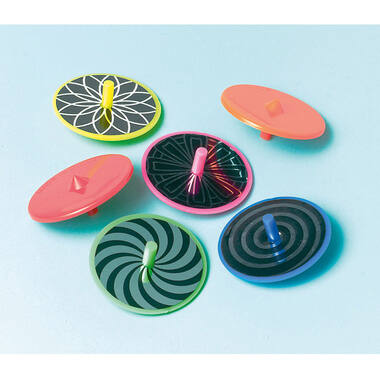12 Laser Tops Plastic 3.7 x 3.7 cm