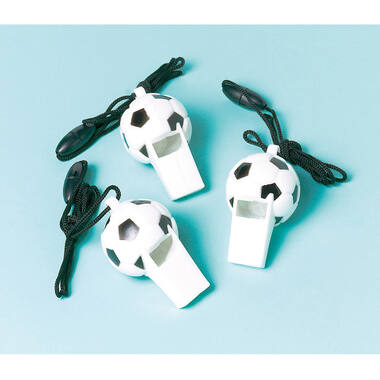 12 Whistles Championship Soccer Plastic 6.2 x 3.2 cm