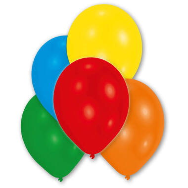 25 Latex Balloons Metallic assorted 27.5 cm / 11"