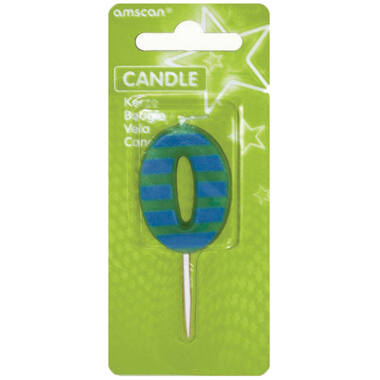 Candle 0 Dots & Stripes Height 7.6 cm