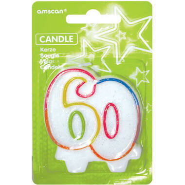 Numeral Candle 60 Height 8 cm