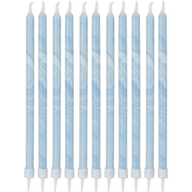 Candles - Tall Skinny - Blue Marble