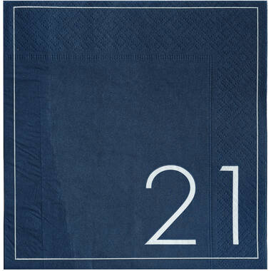 Napkin - 21 - Blue