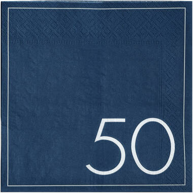 Napkin - 50 - Blue