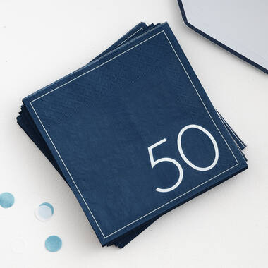 Napkin - 50 - Blue