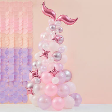 Balloon Arch - Mermaid Tail Balloon Arch - Pastel