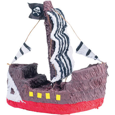 Pinata Pirate Ship Paper 39.3 x 44.4 x 19 cm