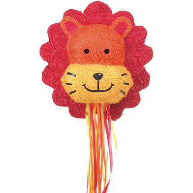 Pull Pinata Lion Paper / Plastic 39.9 x 41.9 x 16.5 cm