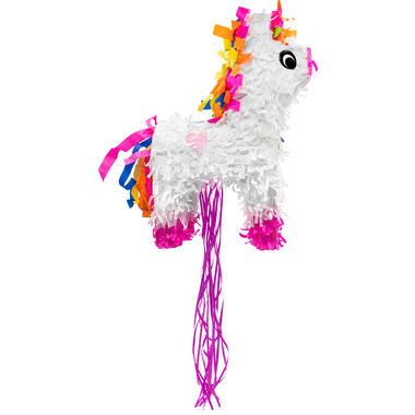 Pull Pinata Unicorn Paper / Plastic 34.9 x 47.6 x 16.5 cm