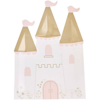 Princess Castle Paper Plate