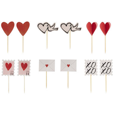 Cupcake Toppers - 12 Paper Scene Toppers