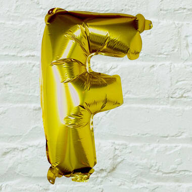 Balloons - Gold Foil Letter