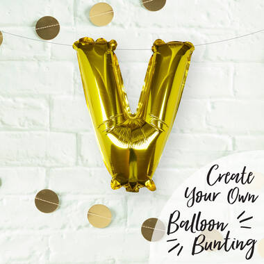 Balloons - Gold Foil Letter