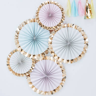 Fan Decorations - Pastel Kit
