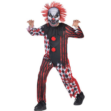 Child Costume Bloody Clown Age 10 - 12 Years