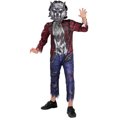 Child Costume Werewolf Age 8 - 10 Years