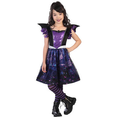 Child Costume Bat Witch Age 4 - 6 Years