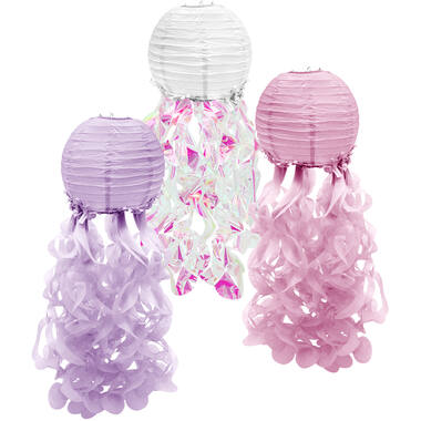 3 Lanterns Jelly Fish Magical Ocean Paper 24 cm