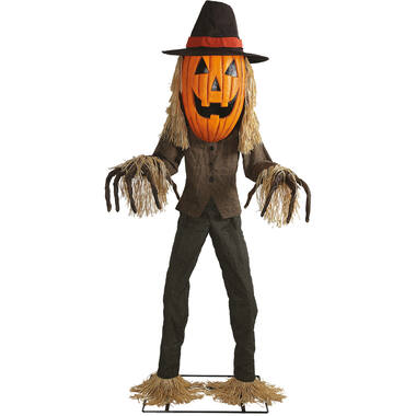 Animatronic XL Standing Big Head Jack O'Lantern 182 cm