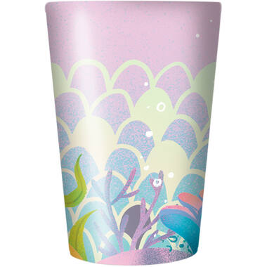 4 Cups Magical Ocean Plastic Reusable 430 ml