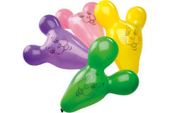 4 Latex Balloons Shapes Giant Mouse 55.9 cm / 22"
