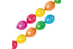 6 Latex Balloons Happy Birthday Garland 27.5 cm / 11"