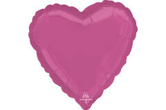 Folie Balloon - Shape - Heart - Bubble Gum Pink- 45 cm