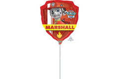 Foil Balloon - Mini Shape - Paw Patrol "CHASE" - 23 cm