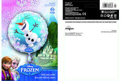Olaf Frozen Foil Balloon - 46 cm