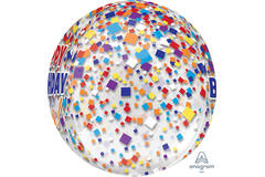 Orbz® - Confetti "HAPPY BIRTHDAY to you" - 38 x 40 cm