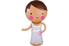 Foil Balloon – Shape – Lovely Bride – 48 x 101 cm