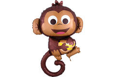 Foil Balloon - Shape - Monkey - 63 x 91 cm