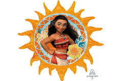 Foil Balloon - Shape - Sun - Moana - 71 x 73 cm
