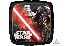 Foil Balloon - Shape - Square - "STAR WARS" - 45 cm