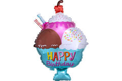Jr Shape Ice Cream HBD 38x58cm