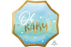 Shape Blue Baby Boy 55x55cm