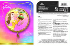 Foil Balloon - Belle - "Find the beauty inside" - 45 cm