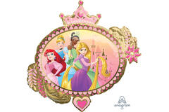 Foil Balloon - Shape - Princess One Upon a Time - 86 x 81 cm