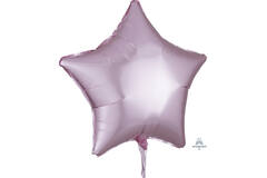 Foil Balloon - Shape - Star - Pastel Pink - Satin Luxe- 45 cm