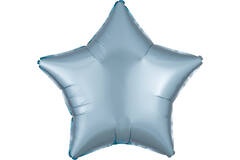 Foil Balloon - Shape - Star - Pastel Blue - Satin Luxe - 45 cm