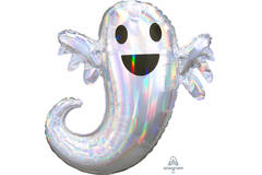 Foil Balloon - Ghost - Holographic Iridescent