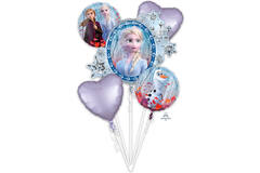 Foil Balloon Bouquet - Frozen 2 - 5 pieces