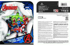 Foil Balloon - Shape - Star - Avengers Power Unite - 71 x 71 cm
