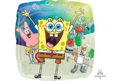 Foil Balloon - Shape - Square - SpongeBob SquarePants - 45 cm