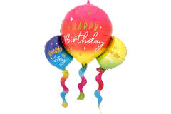Shape Birthday Fun Balloons 66x91cm