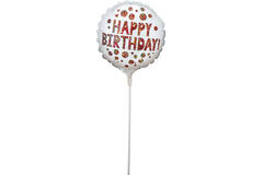 9in/23cm Stn Bday Sequins Bulk