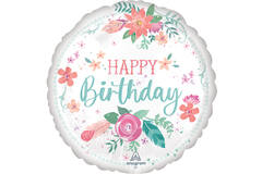 Foil Balloon - Free Spirit "HAPPY Birthday" - 45 cm