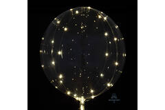 Crystal Clearz™ - Transparent - LED White - 40 x 40 cm