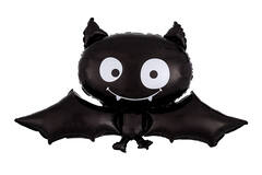 Foil Balloon - Shape - Bat - Black - 104 x 60 cm